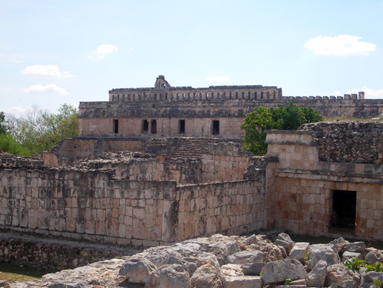 Tempel in Kabah Mexiko